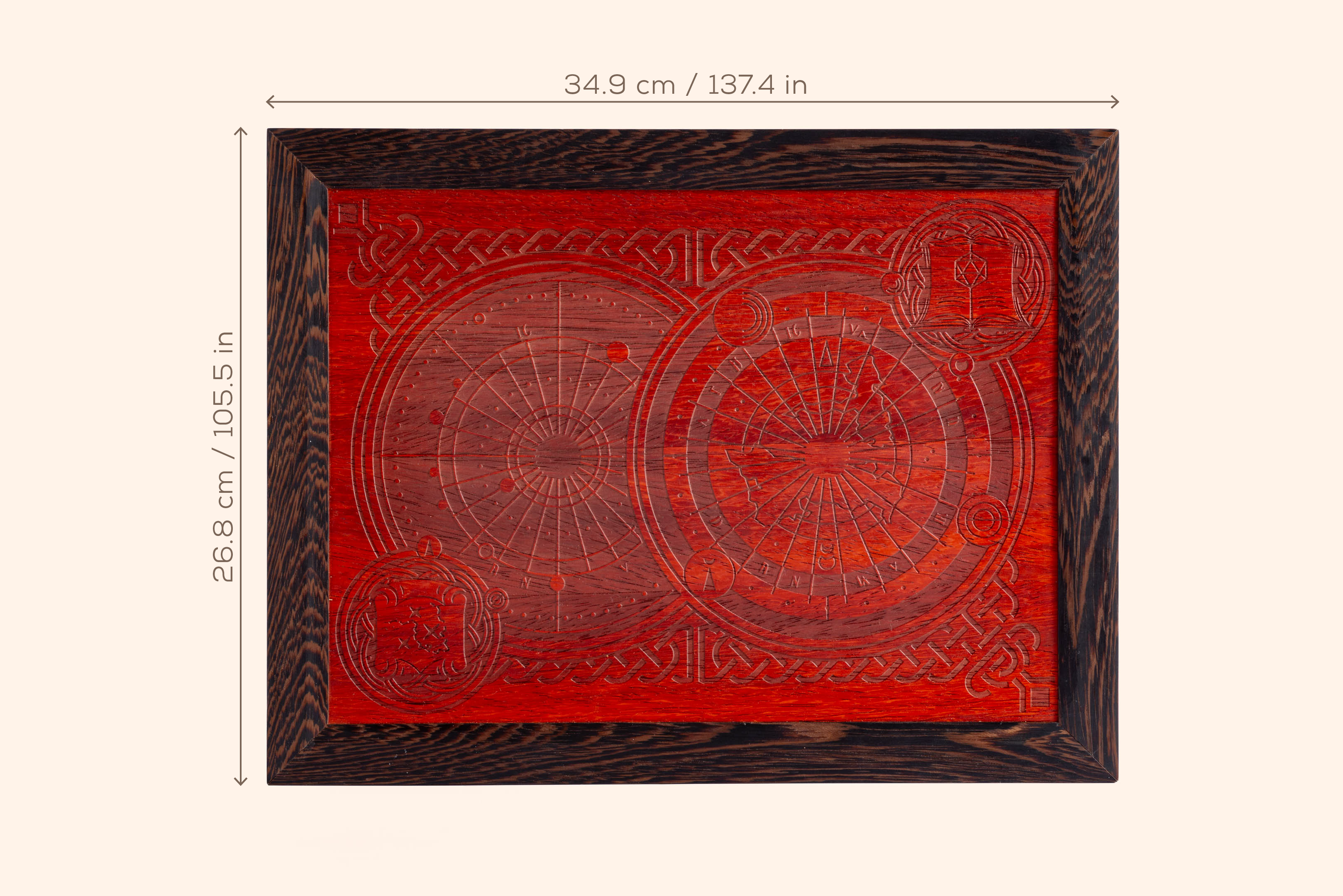 DM Screen with laser engraving